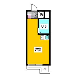 メインステージ井荻駅前 1階ワンルームの間取り