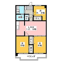 間取図画像 3LDK