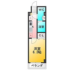 ピアコートTM上石神井弐番館 1Kの間取図画像