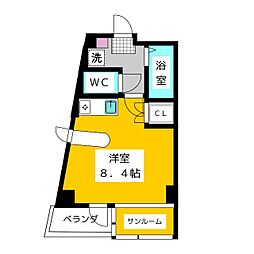 アート・フル上石神井2 ワンルームの間取図画像