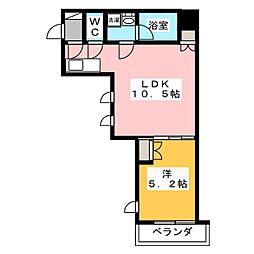 BeverlyHomes石神井台 1LDKの間取図画像