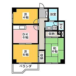 間取図画像 3DK