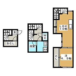 KINGHOUSE吉祥寺A 1LDKの間取図画像