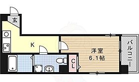 京都府京都市下京区堀之上町（賃貸マンション1K・2階・23.03㎡） その2