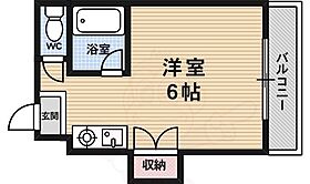 京都府京都市右京区宇多野福王子町（賃貸マンション1R・2階・19.80㎡） その2