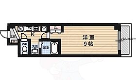 京都府京都市右京区西院西貝川町（賃貸マンション1K・6階・25.08㎡） その2