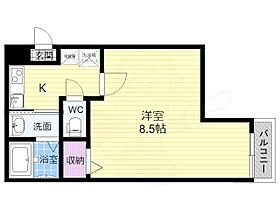 京都府京都市下京区七条通大宮西入下る花畑町（賃貸マンション1K・4階・23.70㎡） その2