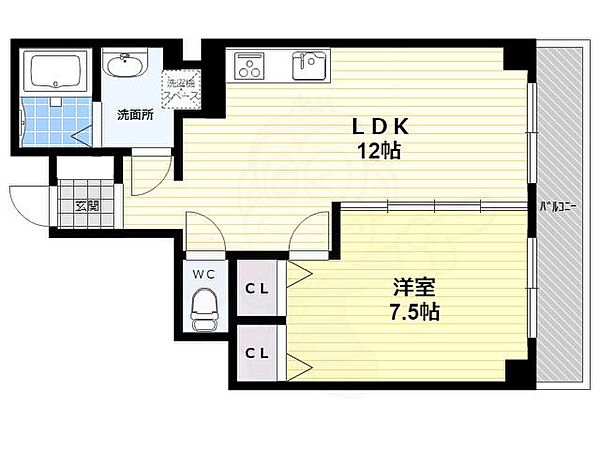 メゾンドココ ｜京都府京都市下京区薬園町(賃貸マンション1LDK・3階・42.50㎡)の写真 その2