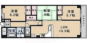 京都府京都市南区吉祥院西ノ内町（賃貸マンション3LDK・3階・69.16㎡） その2