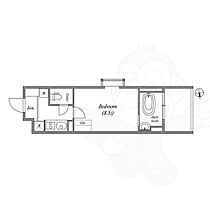 京都府京都市北区衣笠街道町（賃貸マンション1K・2階・28.14㎡） その2