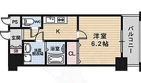 京都府京都市右京区梅津南広町（賃貸マンション1K・5階・24.30㎡） その2