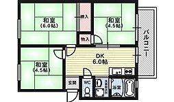 間取図画像 3DK