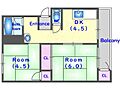 豊栄マンション1階5.0万円