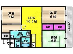 エス・テラス桂 4階