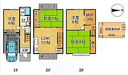 京福電気鉄道北野線 北野白梅町駅 徒歩10分