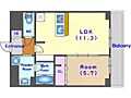 ソレイユ壬生4階11.6万円
