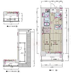 ソルテラス京都西院 STATION SIDE 2階1LDKの間取り