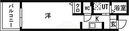 仮称)橋東詰町M新築 4階ワンルームの間取り