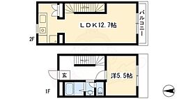 マナーハウス 1階1LDKの間取り