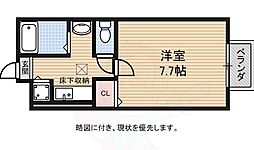 ジュンアンビエンテ 1階1Kの間取り