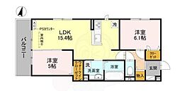 (仮称)D-ROOM京都市右京区西院小米町 2階