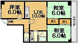 メゾンミソノ 5階3LDKの間取り