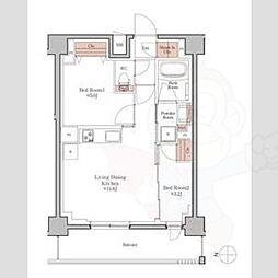 ジオエント四条大宮 6階/-