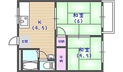 ハイツ川島 1階/-