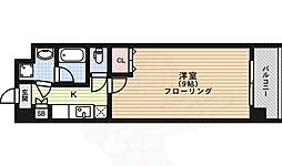 プラネシア星の子京都御所 1Kの間取図画像