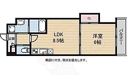 アドバンス京都西院パルティーレ 3階/-