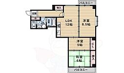 シャトル朱雀 6階/-