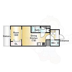 エクスフォート京都聚楽町 9階/-