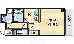 アリュール御池 1Kの間取図画像