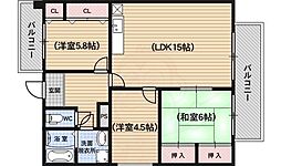 嶋津マンション 4階/-