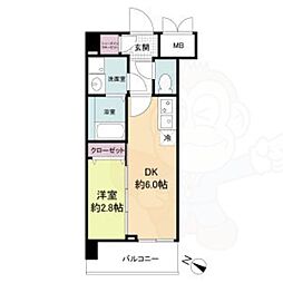 ブランシエスタ西京極 5階/-