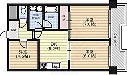 ルミエール丸太町 6階/-