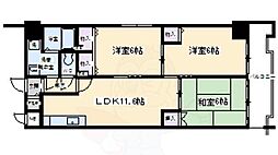 ミルウィンドウ 3LDKの間取図画像