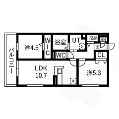 物件の間取り