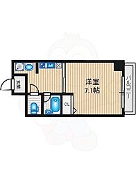 ウィル21烏丸御池 1Kの間取図画像