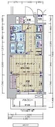 プレサンスTHEKYOTO粋都 1DKの間取図画像