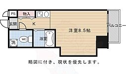 メゾン春日 1Kの間取図画像
