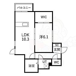 嵯峨北堀町共同住宅 1階/-