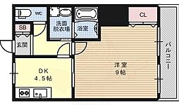 第一マンション 1DKの間取図画像