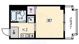 メゾン・ド・ソフィア 1Kの間取図画像