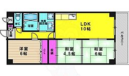 ラメゾンボヌール 3LDKの間取図画像