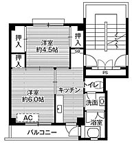 ビレッジハウス八本松4号棟 203 ｜ 広島県東広島市八本松飯田2丁目17-2（賃貸マンション2K・2階・33.51㎡） その2