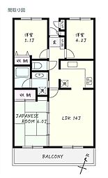 シティホームズ青梅宮の平 3LDKの間取図画像
