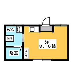 MAILE ワンルームの間取図画像