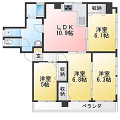 物件の間取り