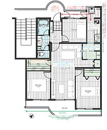 間取図画像 3LDK